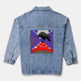 Gothische Mystieke Raaf Denim Jacket