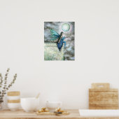 Gothische Nacht Fee Kunst Poster Print (Keuken)