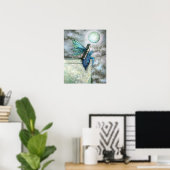 Gothische Nacht Fee Kunst Poster Print (Thuiskantoor)