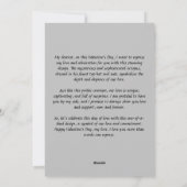 Gothische octopus in top-hoed feestdagenkaart (Achterkant)