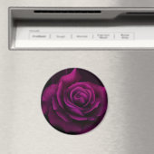 Gothische Paars-rode rozenbloem Magneet (Insitu (Vaatwasser))