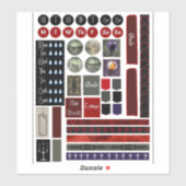 Gothische plannerstickers sticker (Vel)
