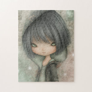 Gothische pop hoodie meisje grunge legpuzzel