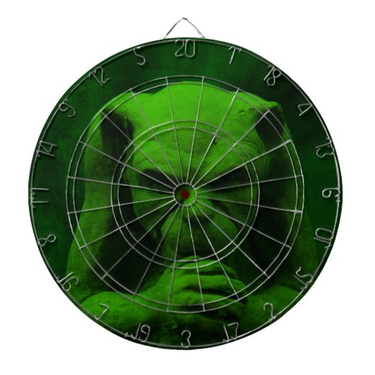 Gothische producten van de gargoyle. dartbord (Voorkant)