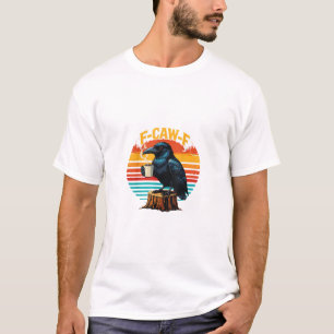 Gothische raaf grappig Halloween F kraai F koffie T-shirt