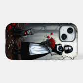 Gothische Robot Meisje iPhone 15 Case (Achterkant horizontaal)