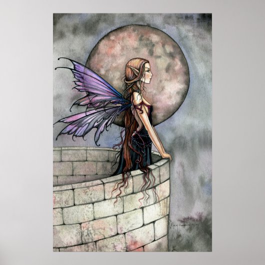 Gothische romantische fee poster afdruk (Voorkant)