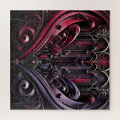 Gothische Roos Puzzel (Horizontaal)