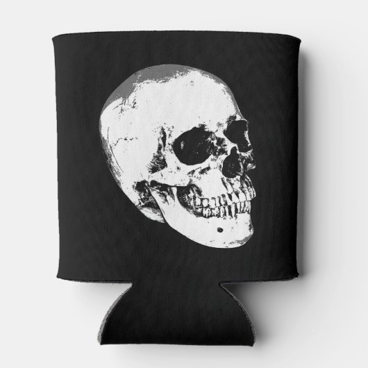 Gothische schedel Blikjeskoeler (Achterkant)