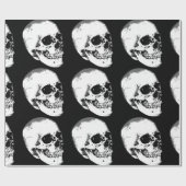 Gothische schedel Cadeaupapier (Vlak)