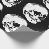 Gothische schedel Cadeaupapier (Hoek)