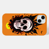 Gothische schedel Case-Mate iPhone case (Achterkant (horizontaal))