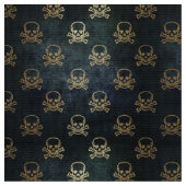 Gothische schedel en Botten kostumeweefsel Stof (Close Up)