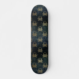 Gothische schedel en Botten Skateboard