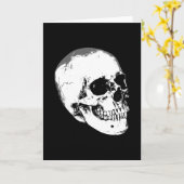  Gothische schedel Kaart (Gele Bloem)