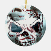 Gothische Schedel Kerst Ornament (Voorkant)