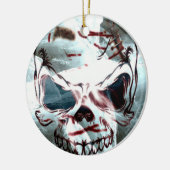Gothische Schedel Kerst Ornament (Links)