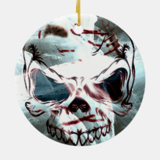 Gothische Schedel Kerst Ornament