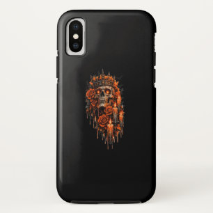 Gothische Schedel Kroon Halloween Donkere Rozen Gr Case-Mate iPhone Case