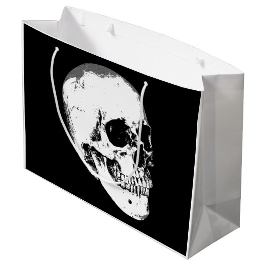  Gothische schedel Large Cadeautasje (Achterkant Gekanteld)