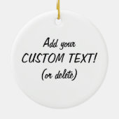 Gothische schedel met Pistolen en kogels door Al R Keramisch Ornament (Achterkant)