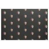 Gothische schedel met Roos en roven Stof (Fat Quarter)