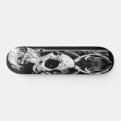 Gothische schedel Skateboard-dek Persoonlijk Skateboard (Horizontaal)