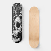 Gothische schedel Skateboard-dek Persoonlijk Skateboard (Voorkant)