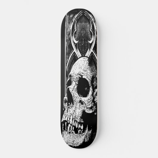 Gothische schedel Skateboard-dek Persoonlijk Skateboard (Voorkant)