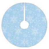 Gothische schedel Snowflakes Kerstboom Rok (Voorkant)