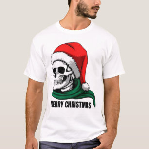 Gothische schedelkroon met rode rozen – Donkere Bi T-shirt