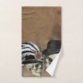 Gothische schedels bij Petten  Halloween Bad Handdoek (Handdoek)