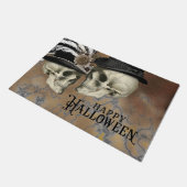 Gothische schedels bij Petten Halloween Deurmat (Schuin)