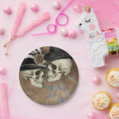 Gothische schedels bij Petten  Halloween Papieren Bordje (Feest)