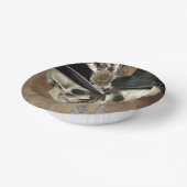 Gothische schedels bij Petten  Halloween Papieren Kommen (Gebogen)