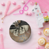 Gothische schedels bij Petten  Halloween Papieren Kommen (Feest)