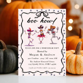 Gothische schedels in Petten Halloween Costume Par Kaart