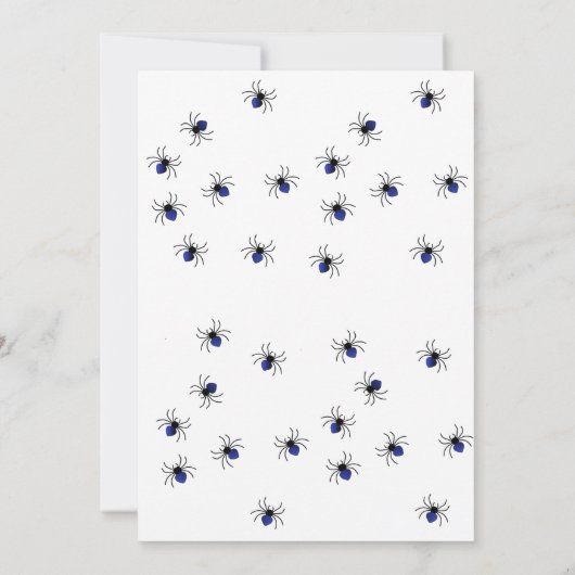 Gothische schedels in Petten Halloween Costume Par Kaart (Achterkant)