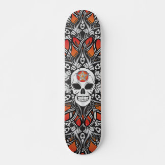 Gothische schedels - Sinaasappel Persoonlijk Skateboard