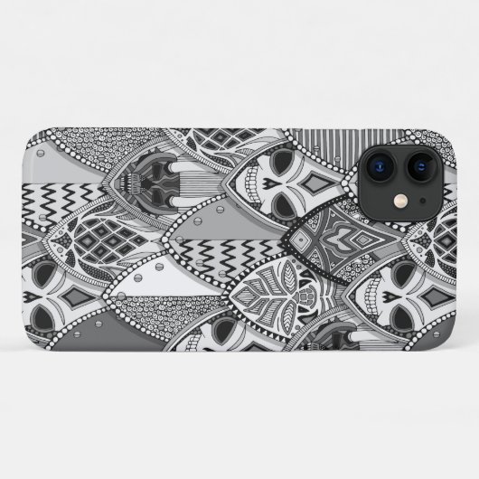 gothische schilden bw Case-Mate iPhone case (Achterkant (horizontaal))