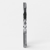 gothische schilden zwart-wit Case-Mate iPhone case (Achterkant/links)