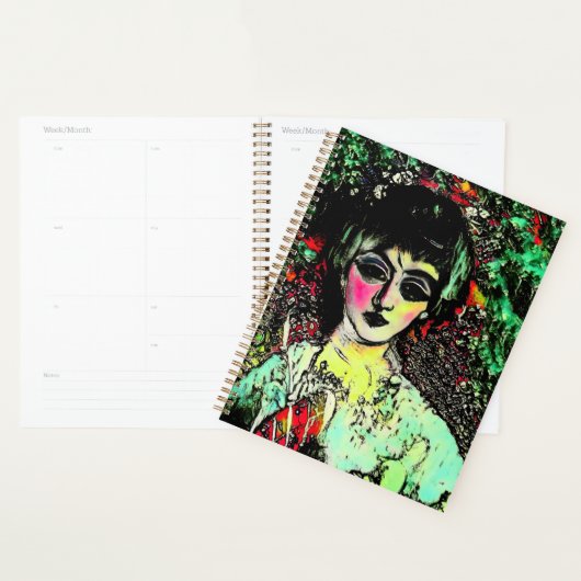 Gothische Schoonheid Portret  Planner (Display)