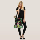Gothische Schoonheid Portret Tote Bag (Op model)