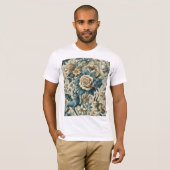 Gothische Serenade – Gothische Draagbare Kunst T-shirt (Voorkant volledig)