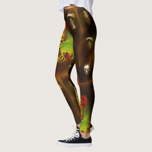 Gothische skeletten Leggings (Links)