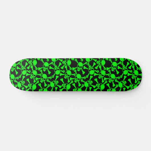 GOTHISCHE SKULLEN KROSSBONNEN PATROON SKATEBOARD (Horizontaal)