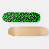 GOTHISCHE SKULLEN KROSSBONNEN PATROON SKATEBOARD (Horizontaal)