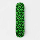 GOTHISCHE SKULLEN KROSSBONNEN PATROON SKATEBOARD (Voorkant)