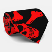 GOTHISCHE SKULLEN KROSSBONNEN PATROON STROPDAS (Opgerold)