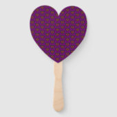 Gothische Smeltende Liefdeshart Handventilator Handwaaier (Achterkant)